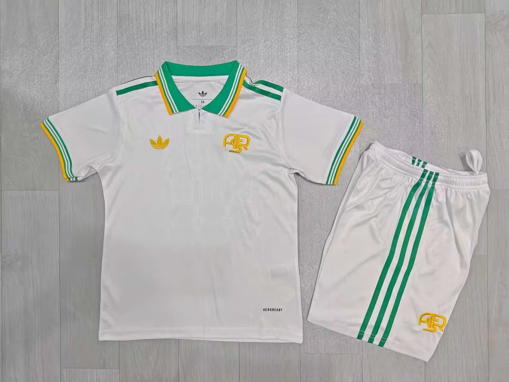 Kids-Roma 25/26 Third White Soccer Jersey